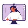 Video & Audio Chat Icon